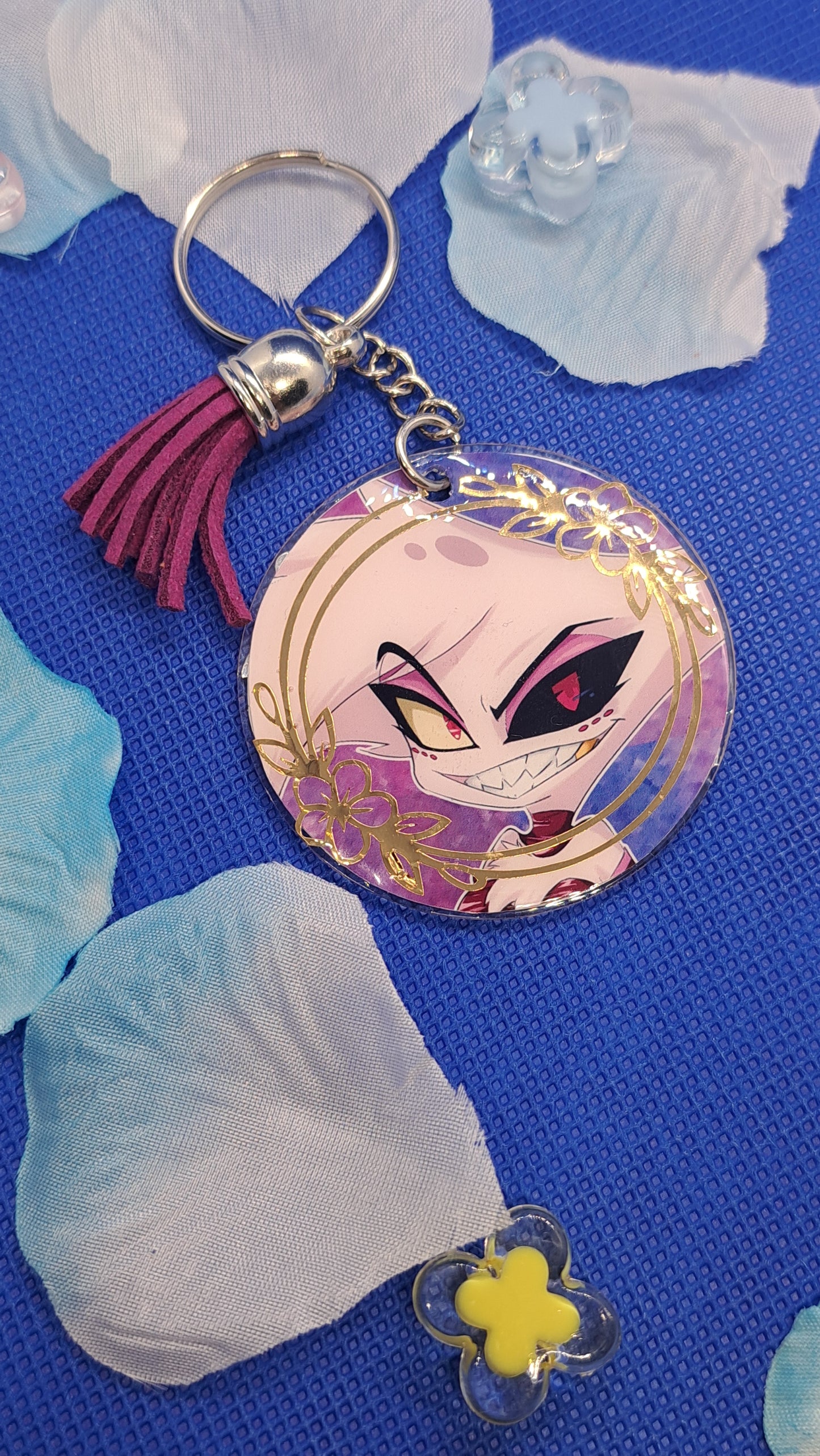 ハズビンホテル アクリル ラウンドキーホルダー