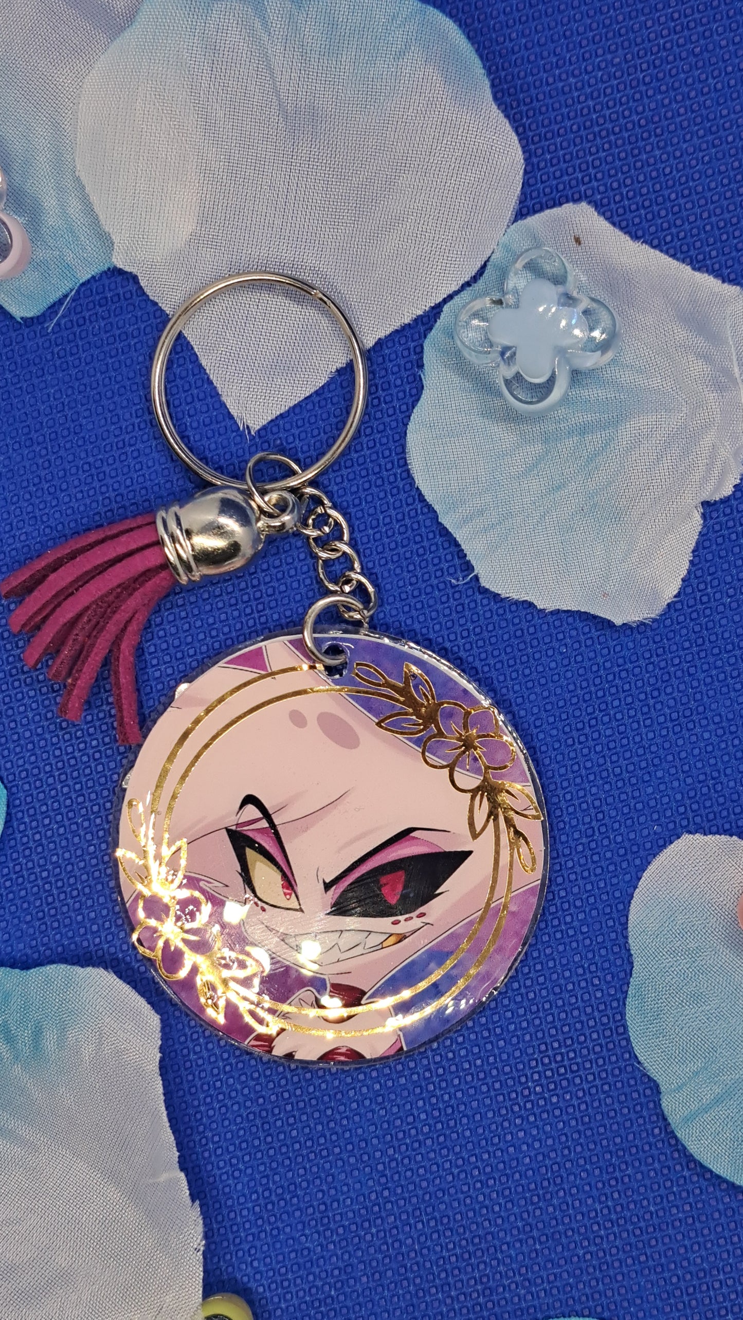 ハズビンホテル アクリル ラウンドキーホルダー