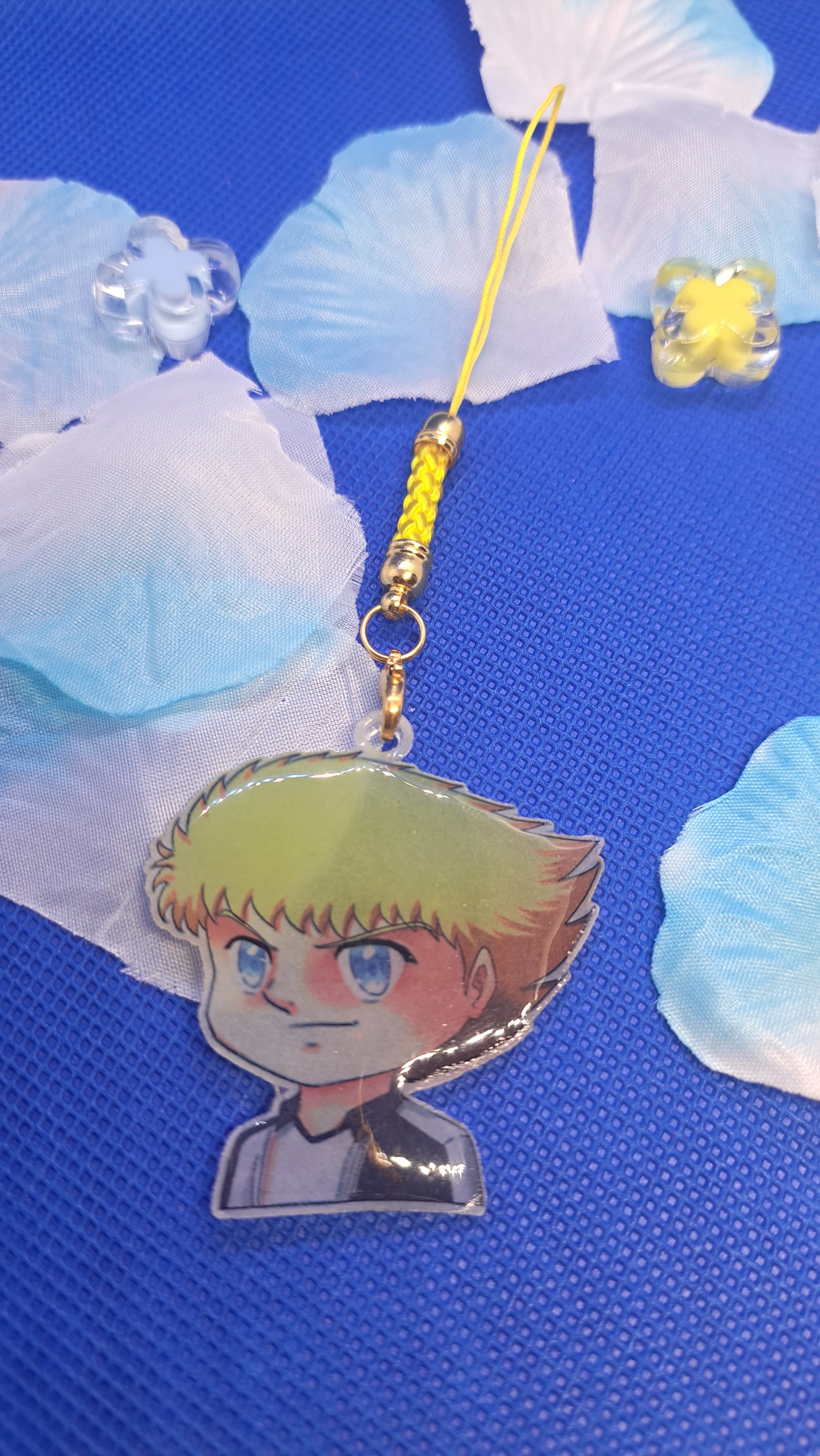 Captain Tsubasa Shrink Plastic Phone Charm