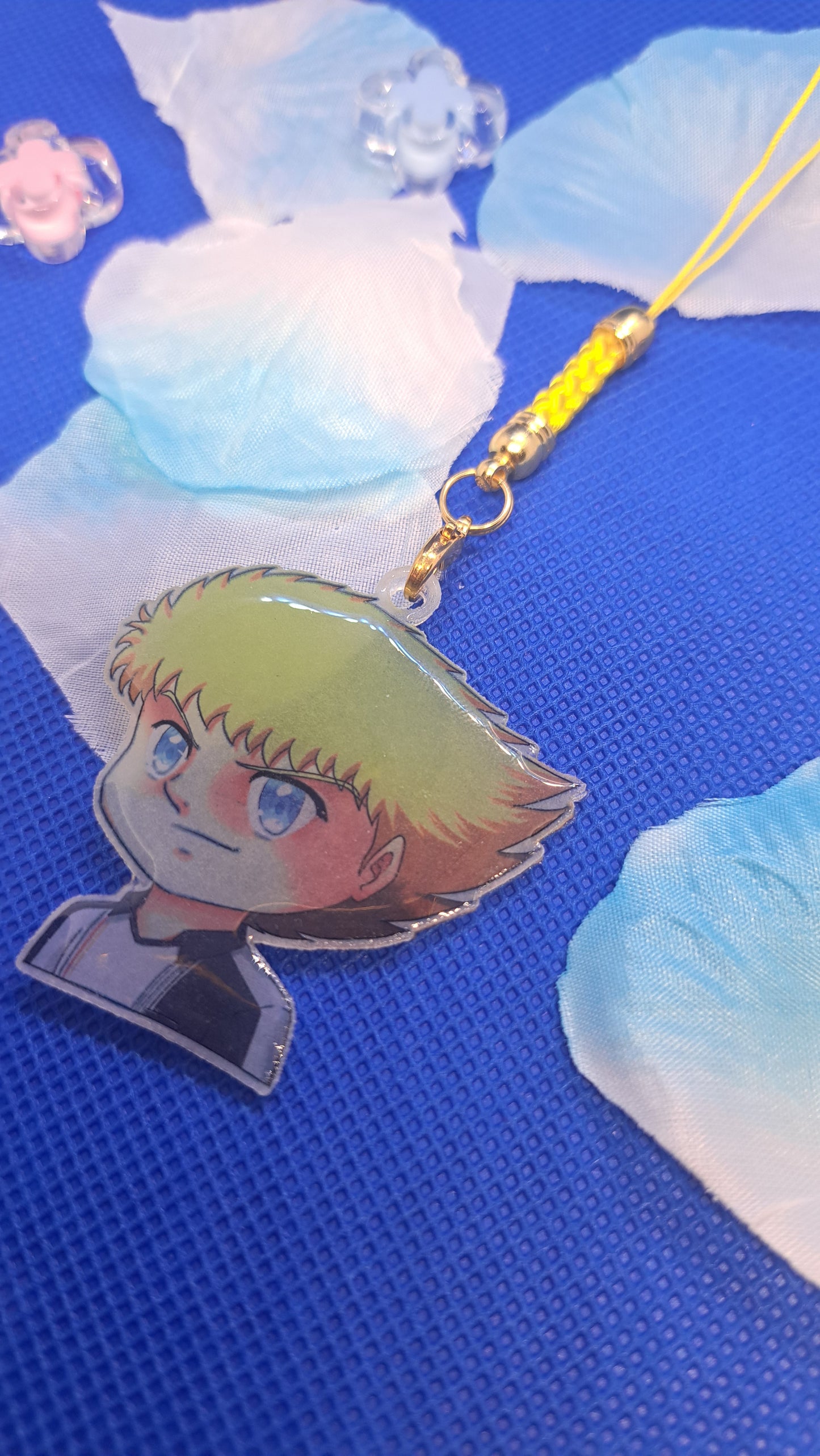 Captain Tsubasa Shrink Plastic Phone Charm