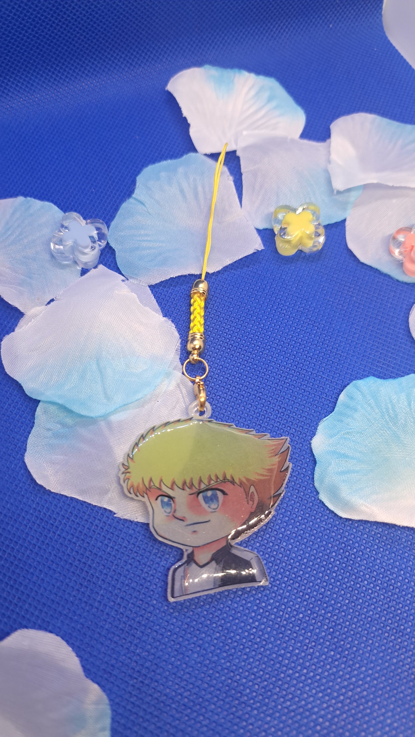 Captain Tsubasa Shrink Plastic Phone Charm