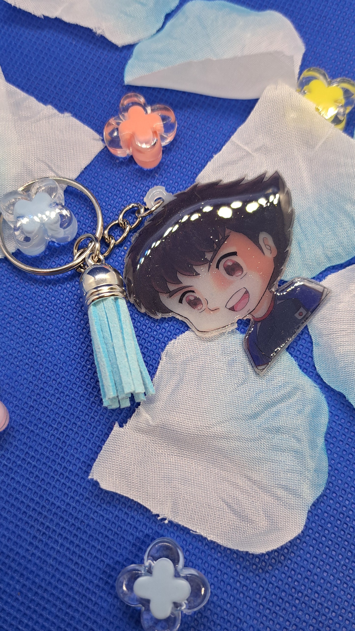 Captain Tsubasa Shrink Plastic Keychain