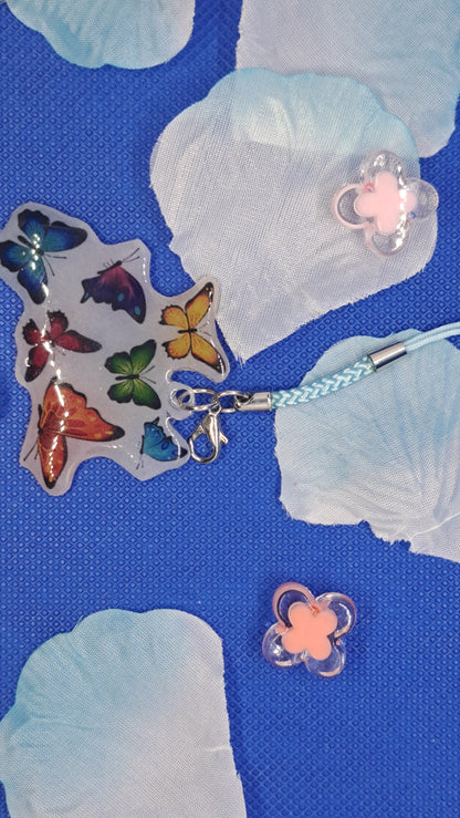 Mariposa Phone Charm - Shrink Plastic