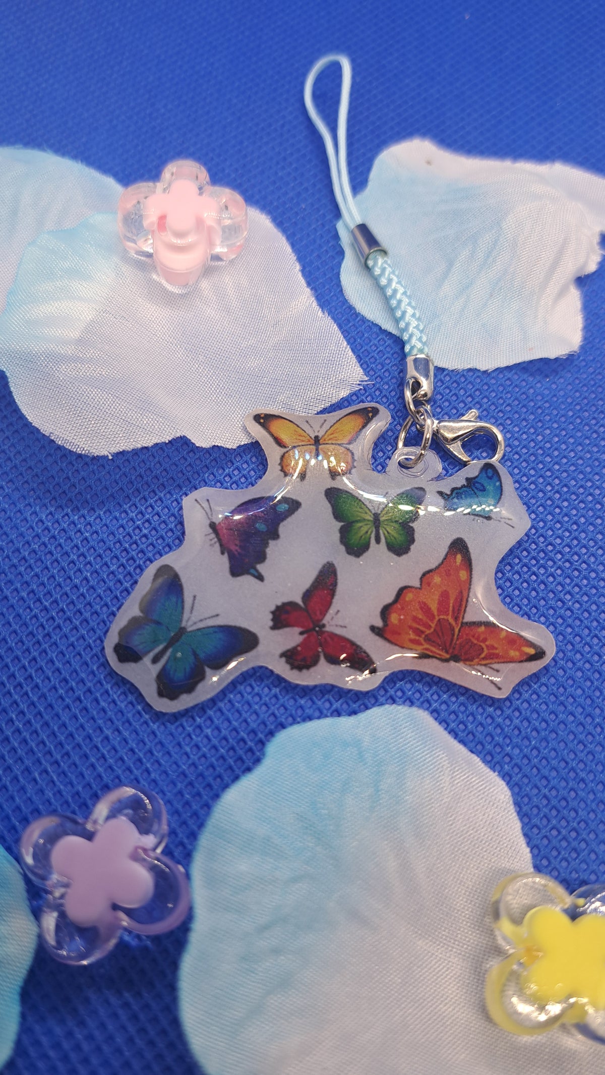 Mariposa Phone Charm - Shrink Plastic