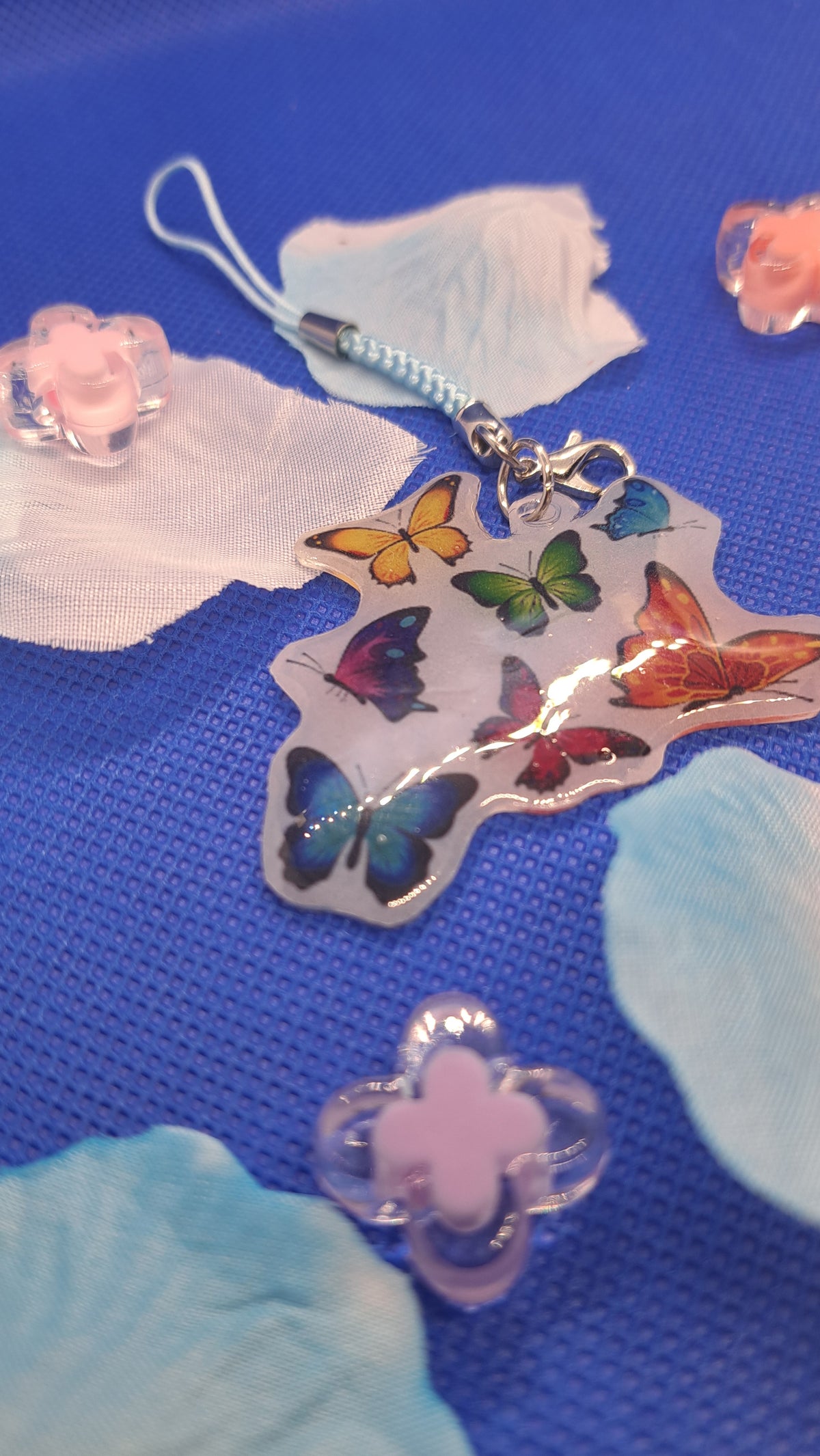Mariposa Phone Charm - Shrink Plastic
