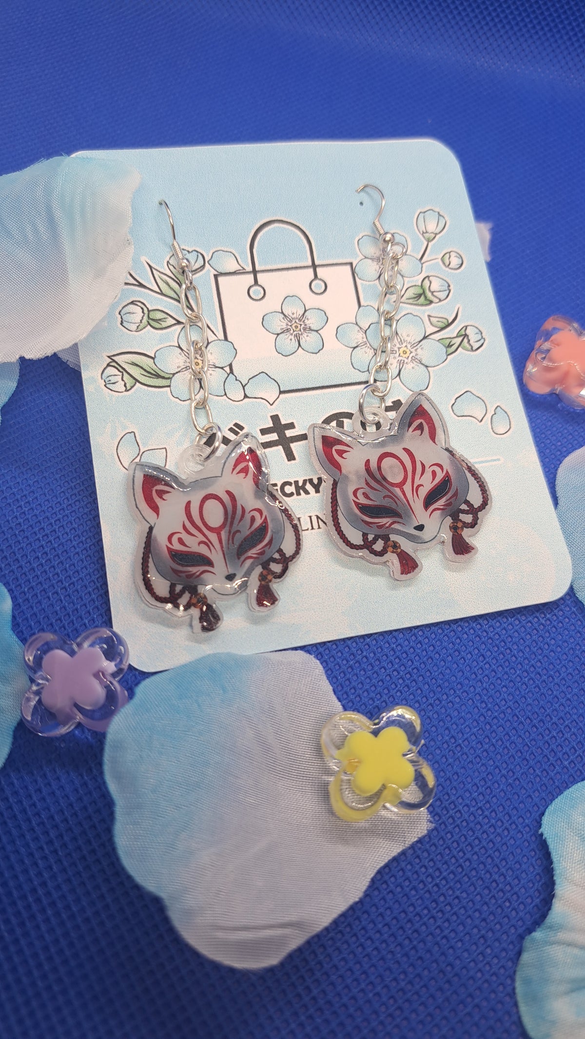 Japan Earrings - Shrink Plastic