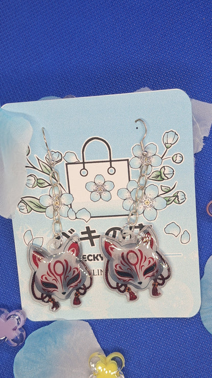 Japan Earrings - Shrink Plastic