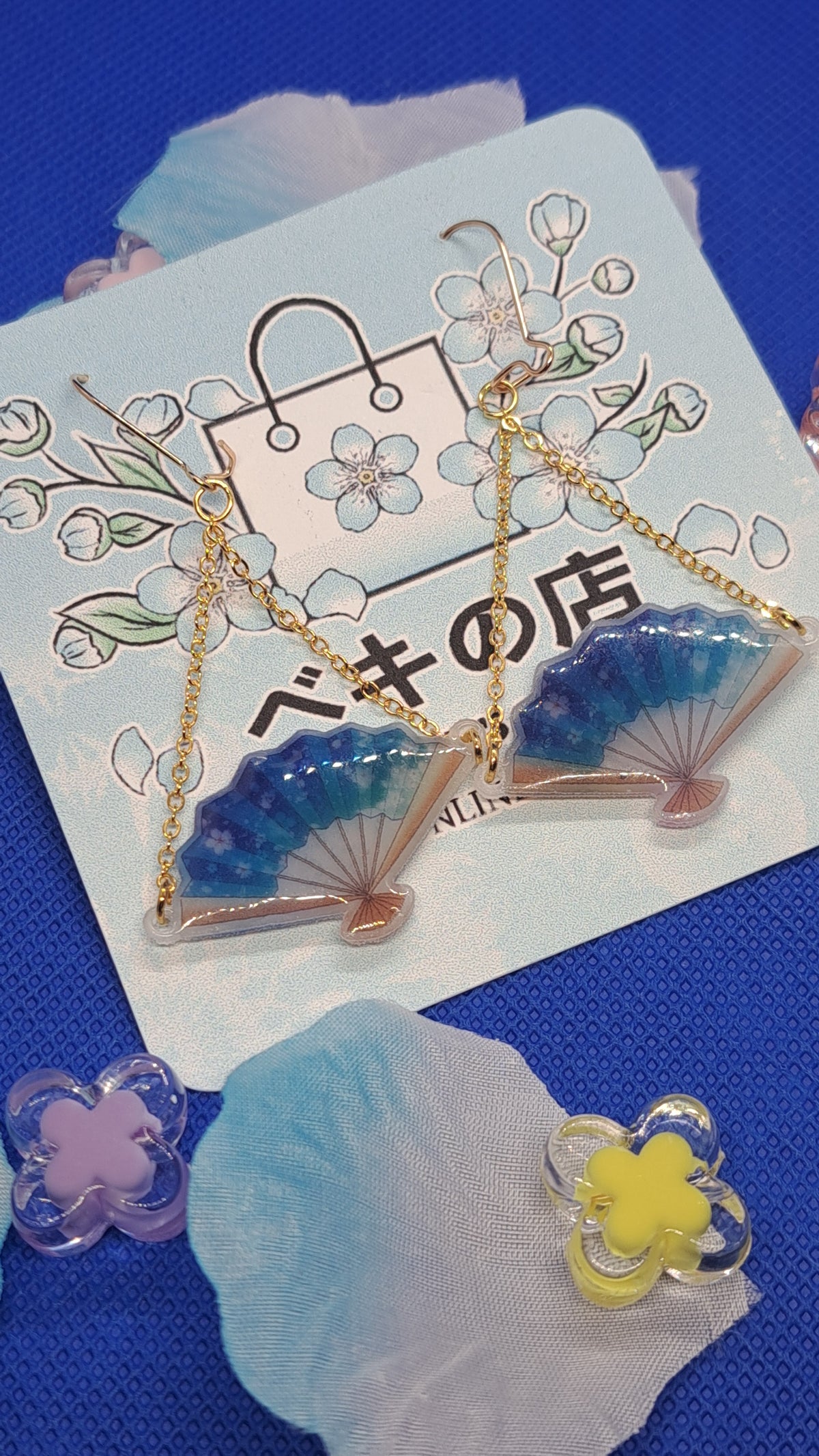 Japan Earrings - Shrink Plastic