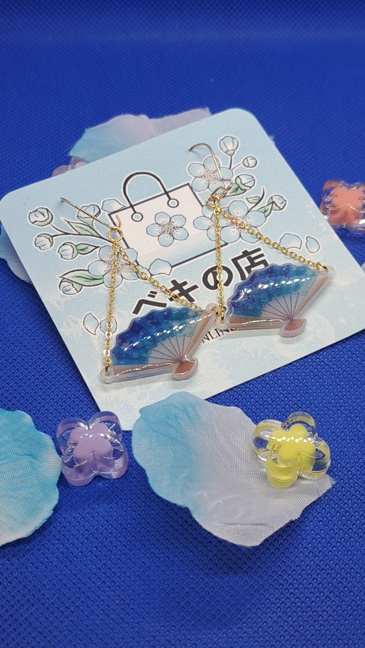 Japan Earrings - Shrink Plastic