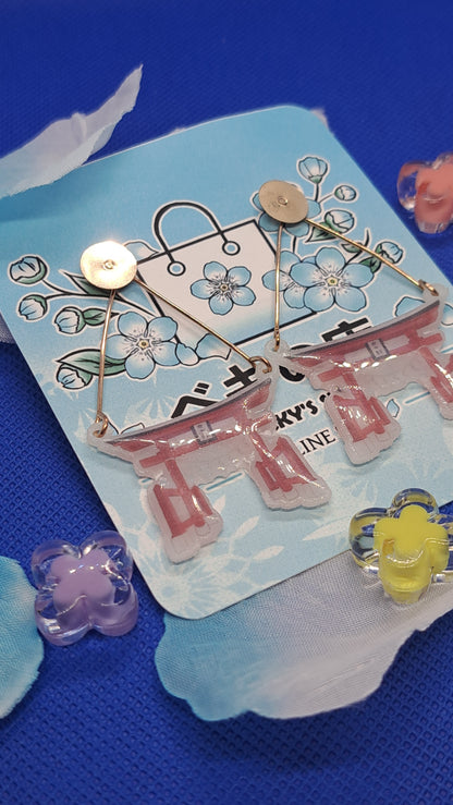Japan Earrings - Shrink Plastic