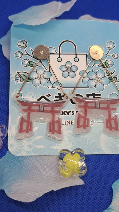 Japan Earrings - Shrink Plastic