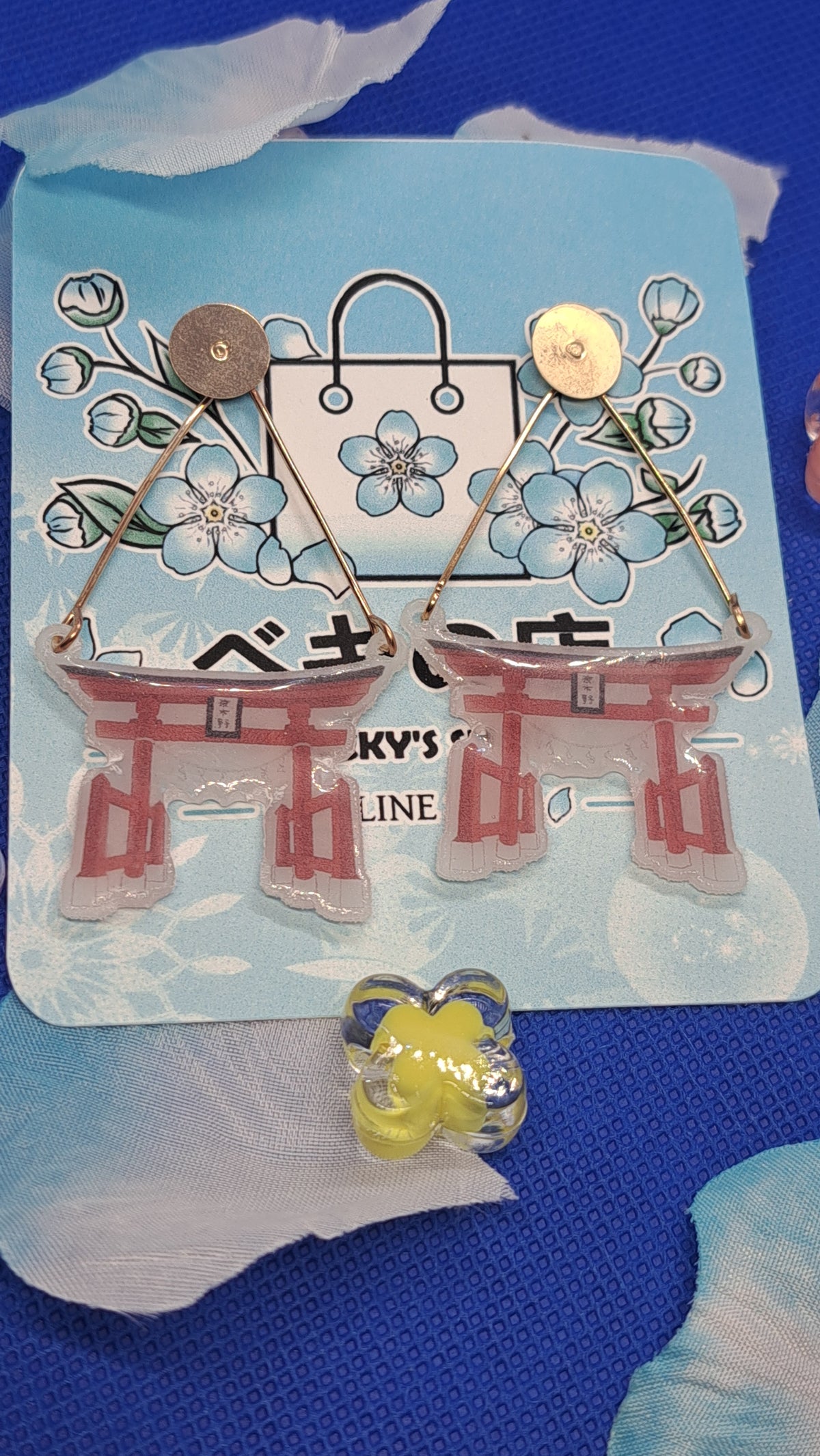 Japan Earrings - Shrink Plastic