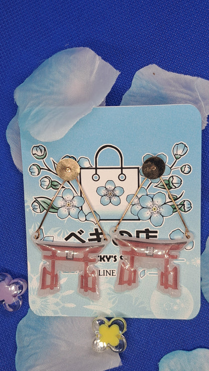 Japan Earrings - Shrink Plastic
