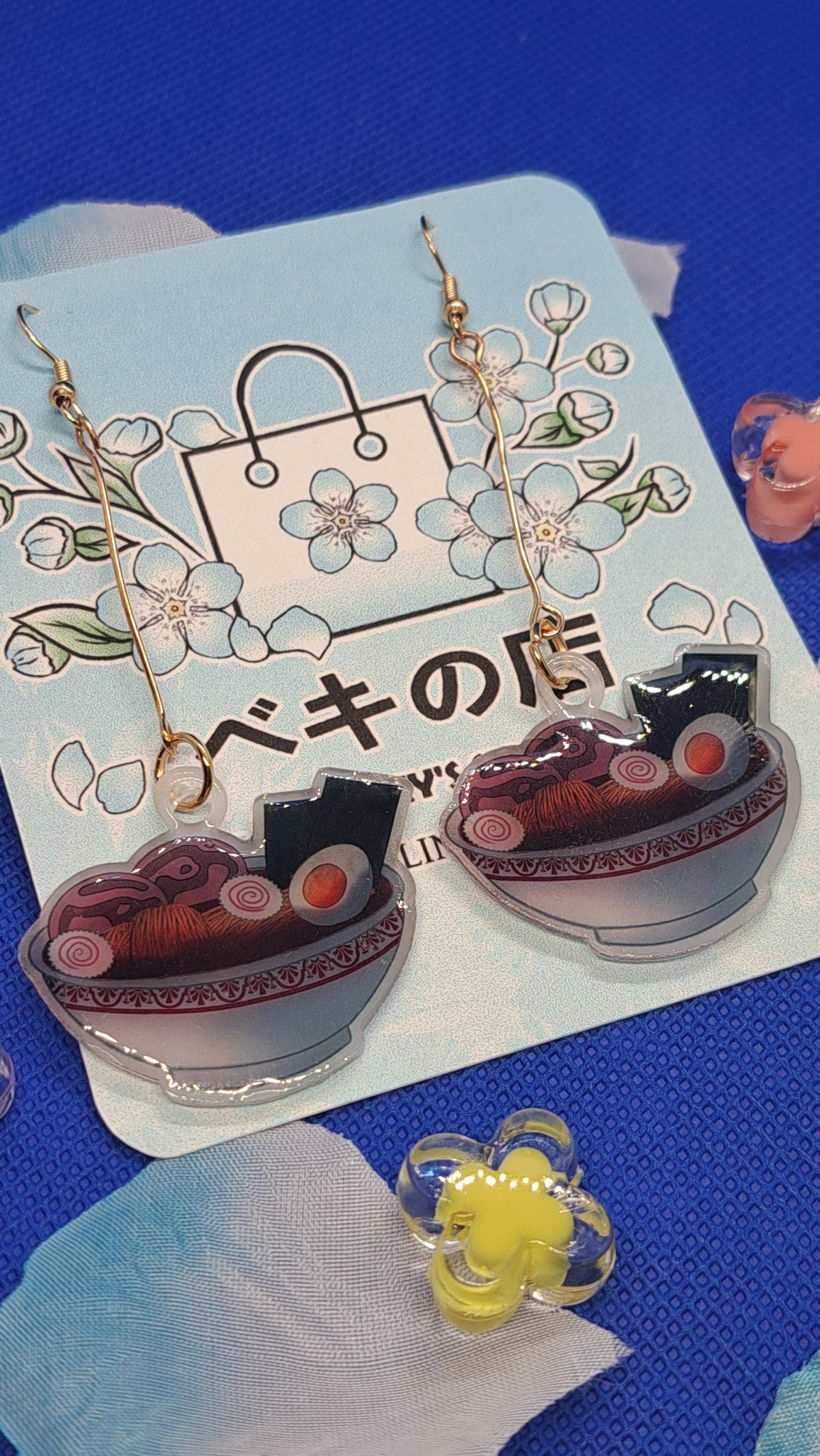 Japan Earrings - Shrink Plastic