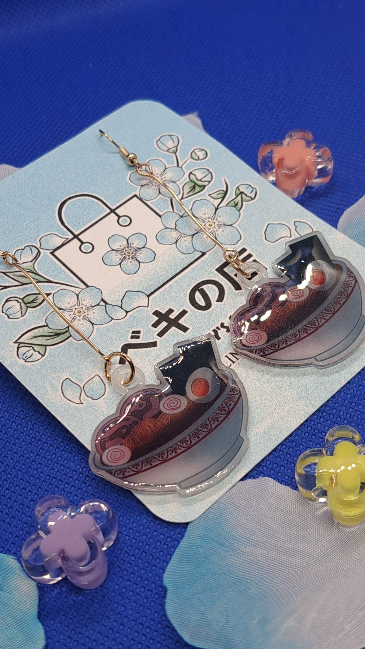 Japan Earrings - Shrink Plastic
