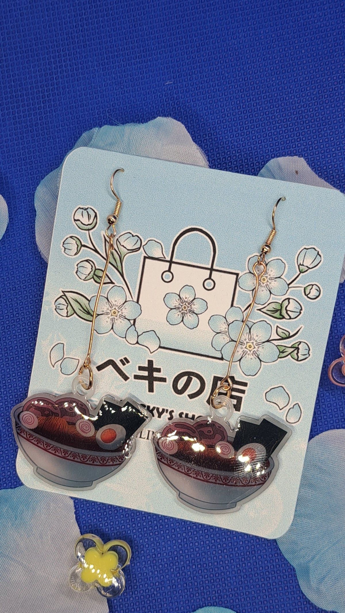 Japan Earrings - Shrink Plastic