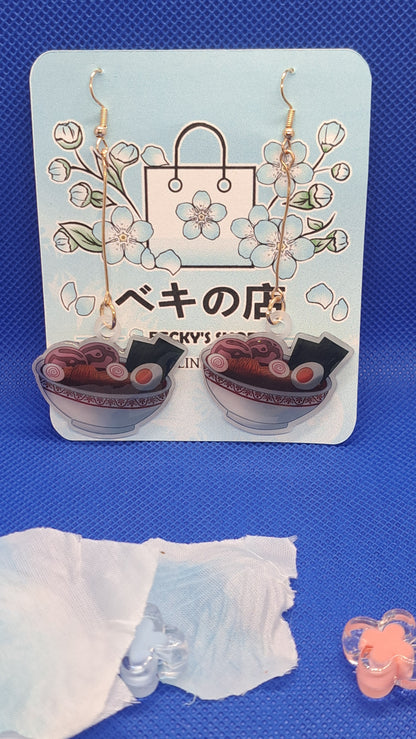 Japan Earrings - Shrink Plastic