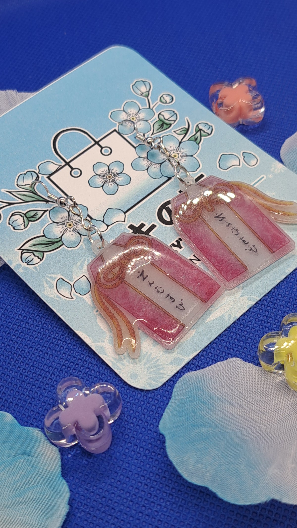 Japan Earrings - Shrink Plastic
