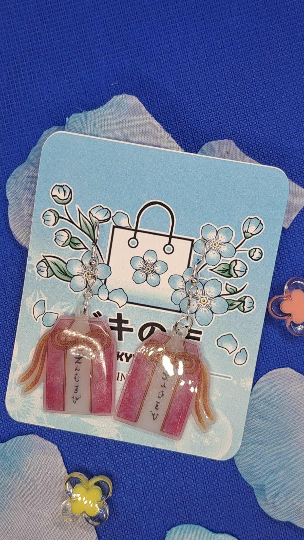 Japan Earrings - Shrink Plastic