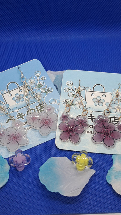 Japan Earrings - Shrink Plastic