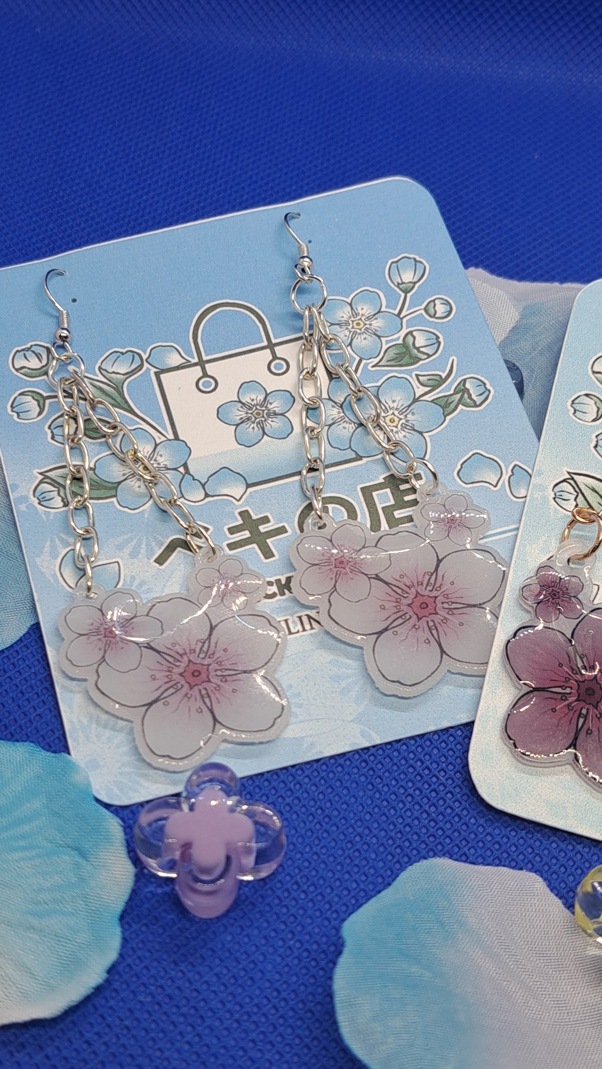 Japan Earrings - Shrink Plastic
