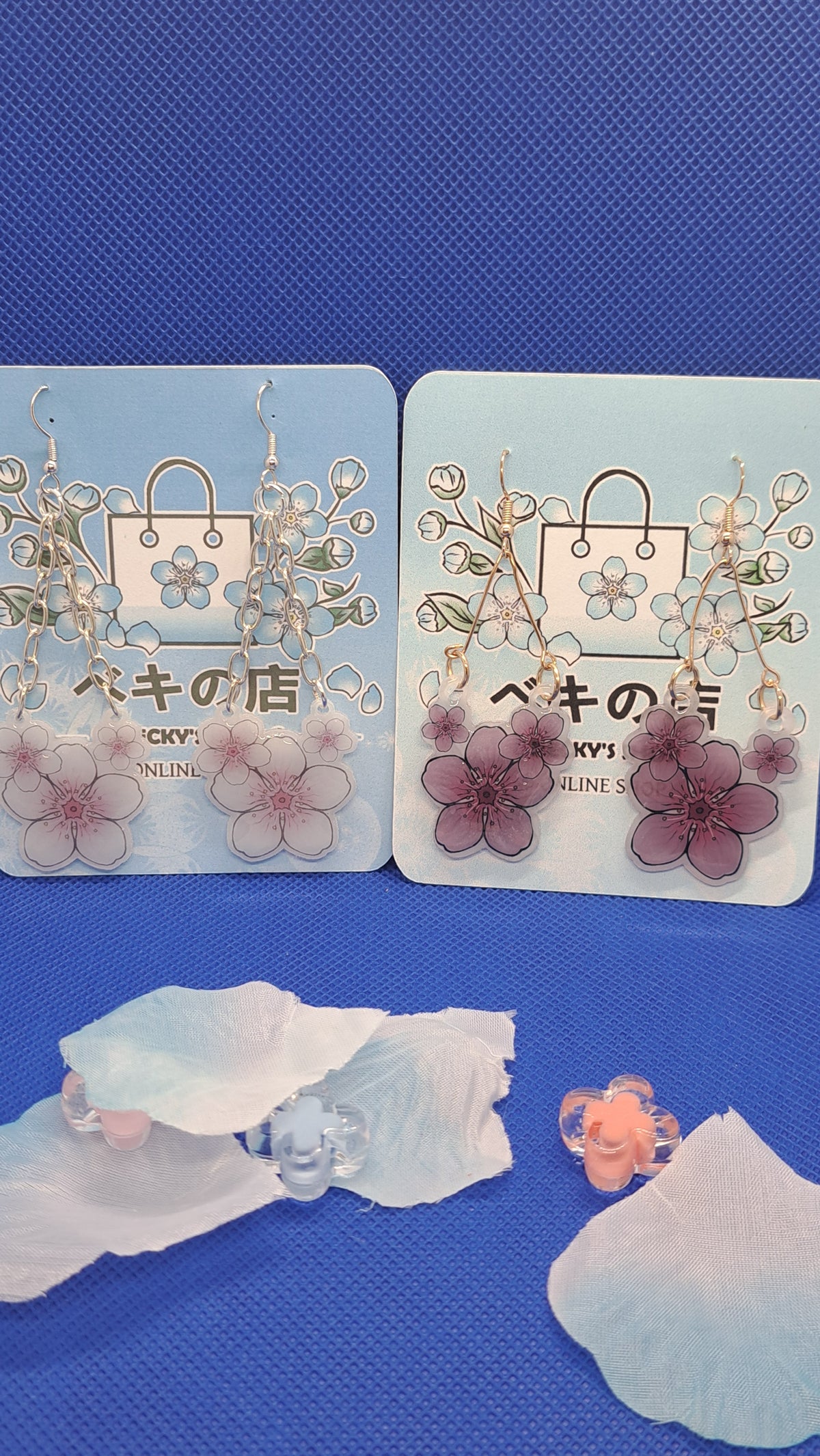 Japan Earrings - Shrink Plastic