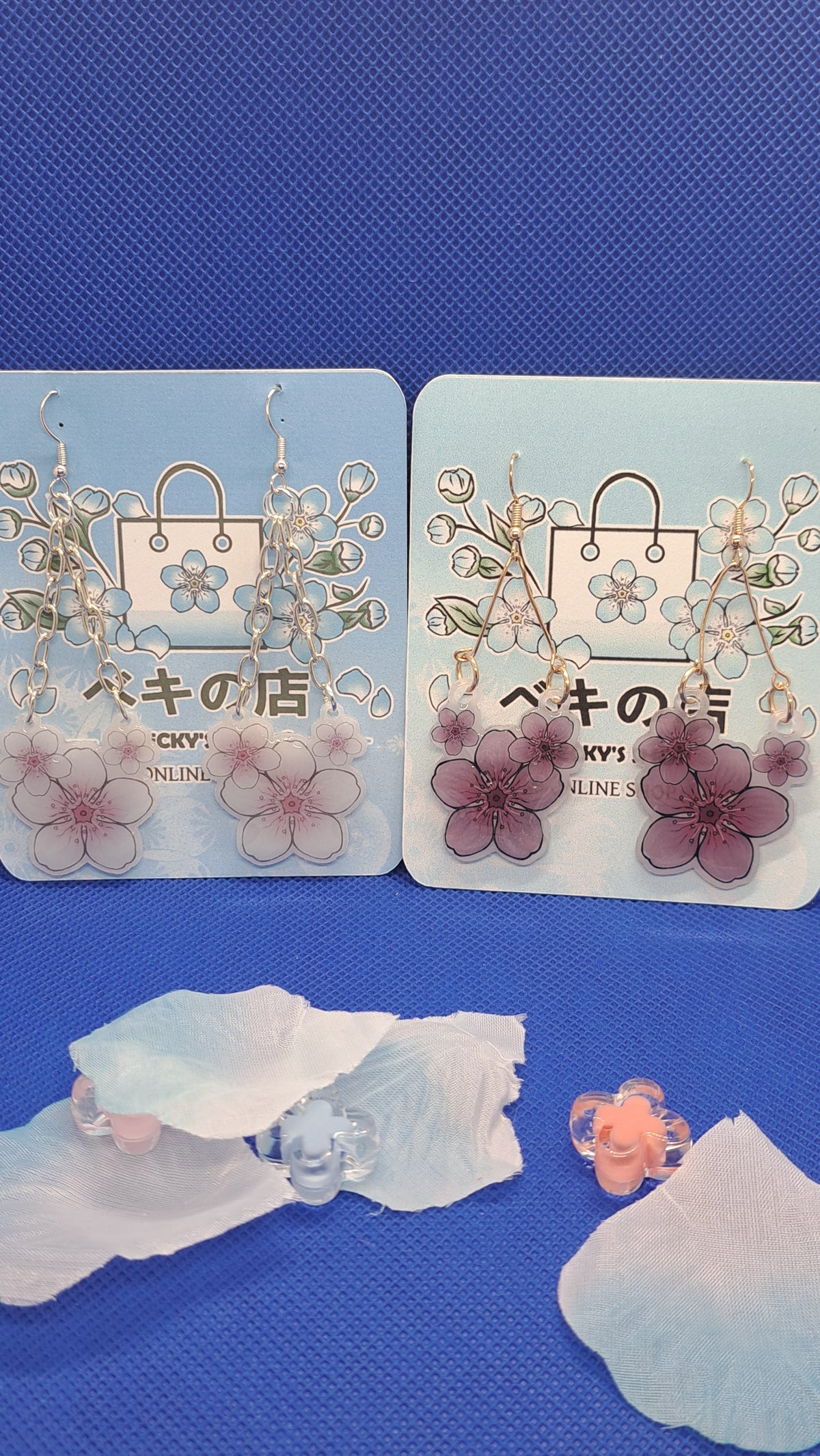 Japan Earrings - Shrink Plastic