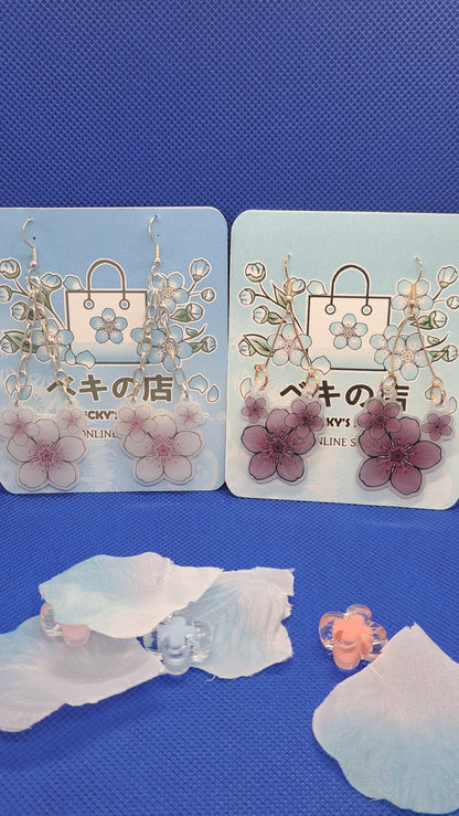 Japan Earrings - Shrink Plastic
