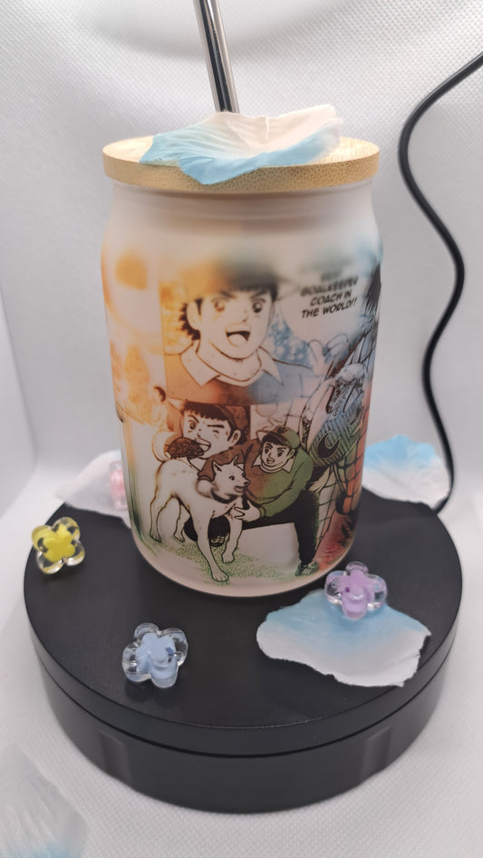 Custom Frosted Glass Jar