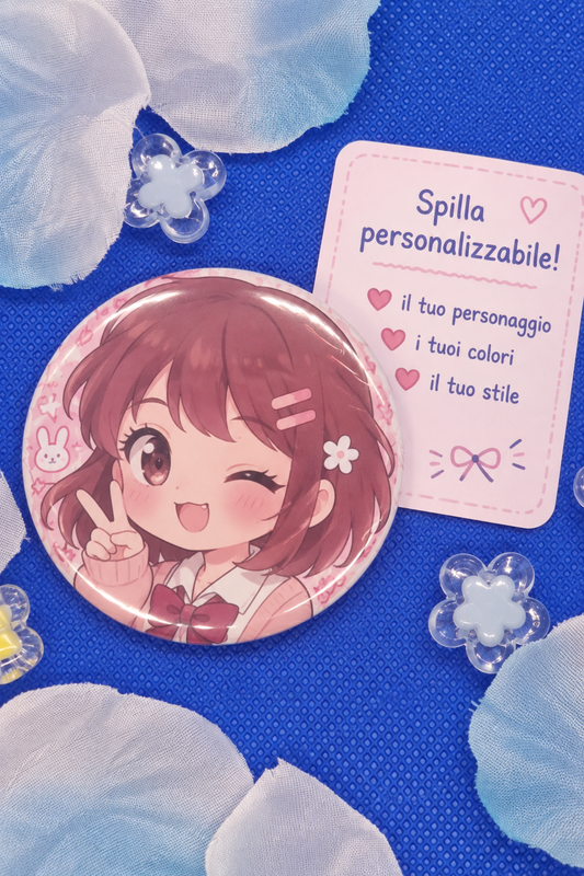 Badge in plastica personalizzabile
